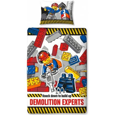 LEGO City Demolition dekbedovertrek 140 x 200 cm