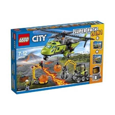 LEGO 66540 City Vulkaan 3-in-1 valuepack