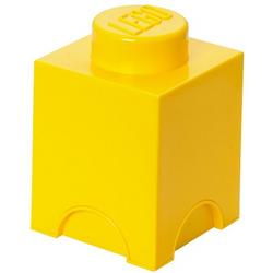  Opbergbox: Brick 1 (1.2l tr) - geel