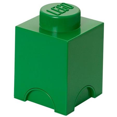 LEGO Opbergbox: Brick 1 (1.2l tr) - groen