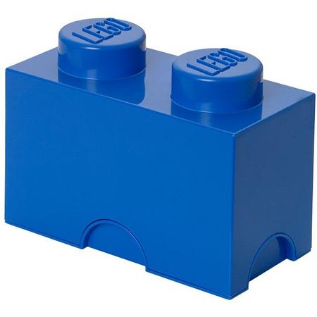 LEGO Opbergbox: Brick 2 (2.7 ltr) - blauw