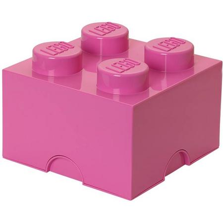 LEGO Opbergbox: Brick 4 (6 ltr) - roze