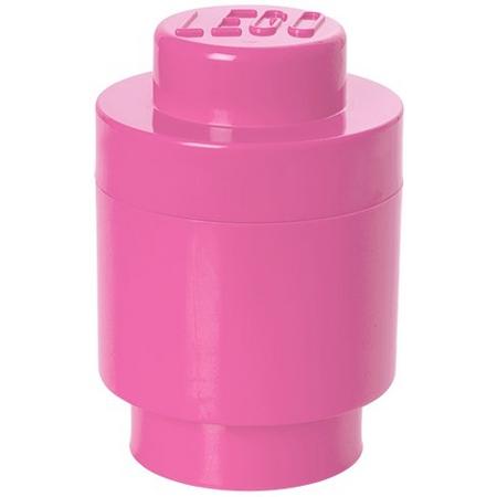 LEGO Opbergbox: round 1 roze