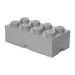 Lego Opbergbox Lego brick 8 grijs