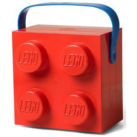 Lego lunchkoffer rood