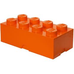 Opbergbox Lego brick 8 Oranje