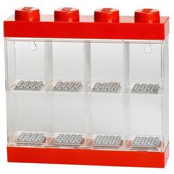 Opbergbox Lego: minifigures rood 8-delig