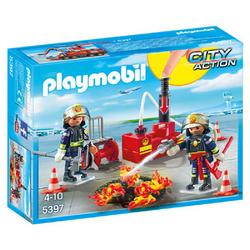PLAYMOBIL City Action brandweermannen met blusmateriaal 5397