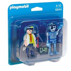 Playmobil - duopack uitvinder en robot - 6844
