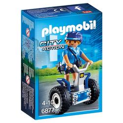 Playmobil - politieagente met balans racer - 6877