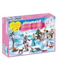 Playmobil - adventskalender, koninklijk schaatsfeest - 9008