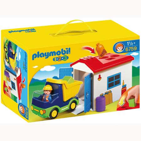 Playmobil 123 6759 Vrachtwagen Met Garage