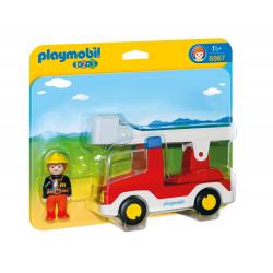 Playmobil® 6967 1.2.3 Brandweerwagen Met Ladder