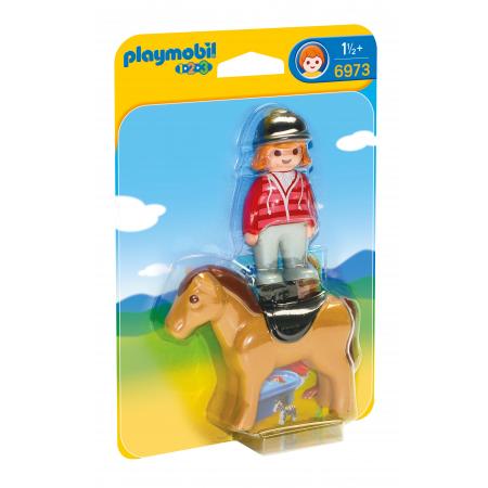 Playmobil® 6973 1.2.3 Ruiter Met Paard