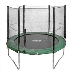   Combo trampoline rond met veiligheidsnet - 251 cm - groen