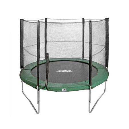 Salta Combo trampoline rond met veiligheidsnet - 251 cm - groen