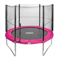   Combo trampoline rond met veiligheidsnet - 251 cm - roze