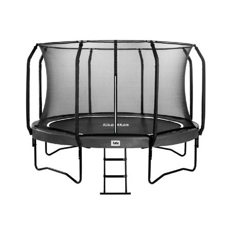 Salta First Class Combo trampoline rond met veiligheidsnet en ladder - 251 cm - zwart