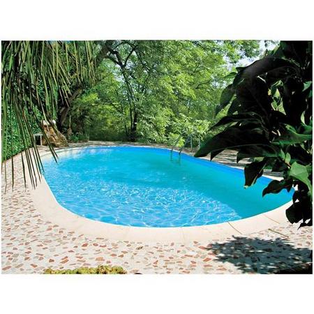Ovaal zwembad uitvoering: 550 cm, lengte: 1100 cm