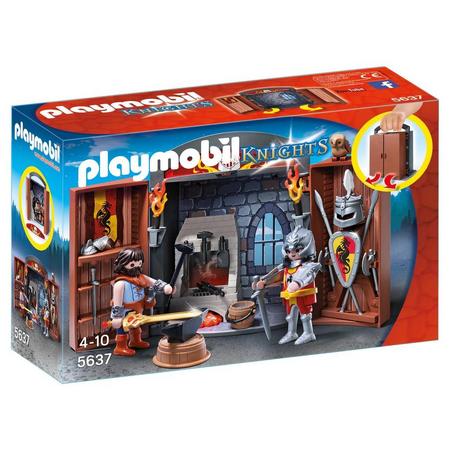Speelbox Ridder en Smid Playmobil 5637