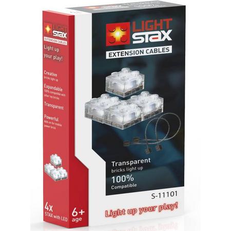 Verlengkabel Light Stax: 2 kabels en 4 stuks 2x2