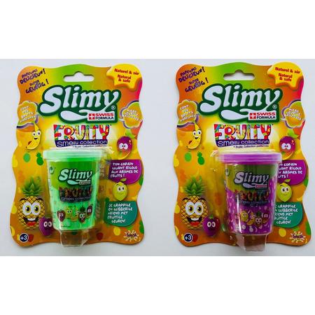 Slimy Fruity Groen & Paars set van 2 - Slijm
