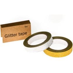 tape Glitter goud / zilver