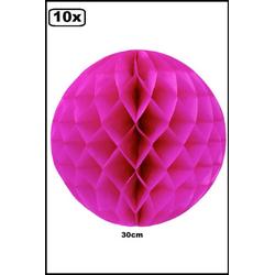 10x Honeycomb bolvorm 30 cm hard roze
