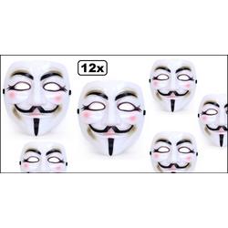 12x Masker Vendetta Guy Fawkes