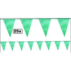 25x Vlaggenlijn groen 10 meter