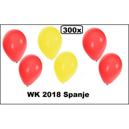 300x WK Ballonnen Spanje