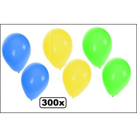 300x WK Brazilie ballonnen