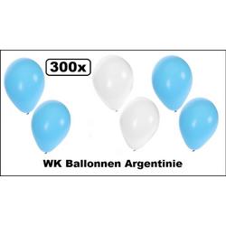 300x WK ballonnen Argentinie