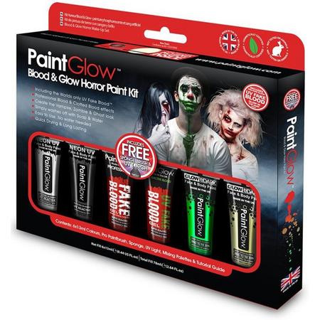 Horror box Face & Body paint Blood & Glow