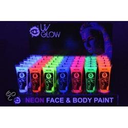 Neon Face & Body Paint 10 ml Groen  UV Glow