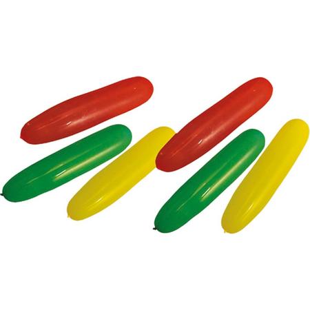 Tib Modelleerballonnenset Latex Rood/groen/geel 25 Stuks