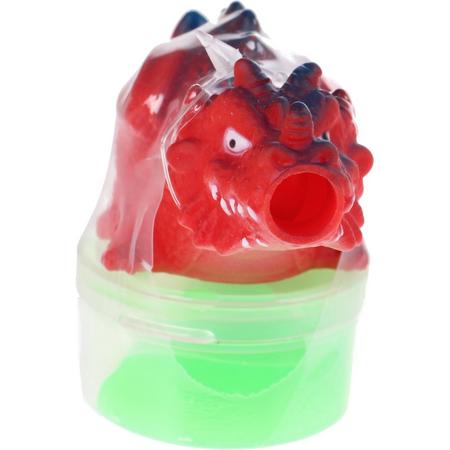 Toi-toys Slime Animal Draak 8.5 Cm Rood