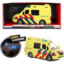 CARS&TRUCKS Ambulance (NL) frictie met licht en geluid