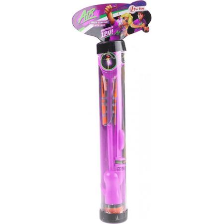 Toi-Toys katapult raket roze - Slingshot met LED Licht - 16cm
