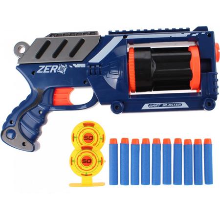 Toi-toys Air Blaster Foamgeweer Met Kogels Blauw 30 Cm