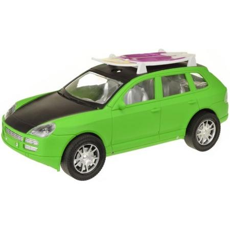 Toi-toys Auto Met Surfboard Groen 31 Cm