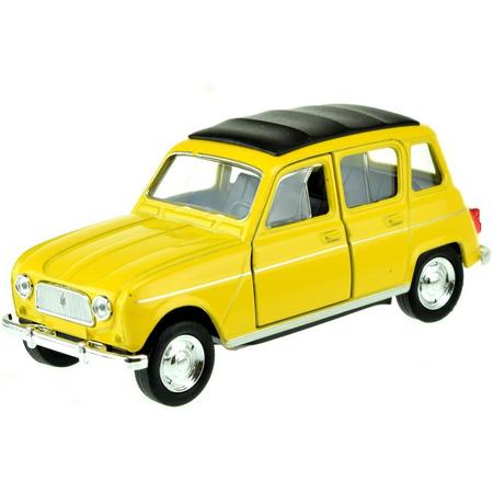 Toi-toys Auto Renault 4 Geel 10 Cm