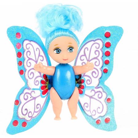 Toi-toys Baby Fee Met Beweegbare Vleugels Blauw