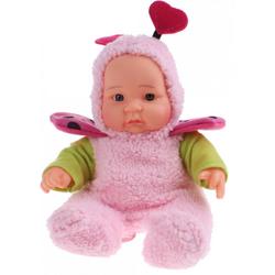 Toi-toys Babypop Cute Baby Met Pyjama 20 Cm Roze