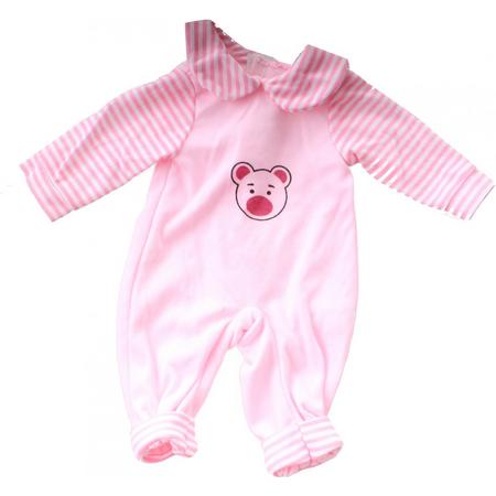 Toi-toys Babypoppenkleding Pyjama Roze 20-30 Cm