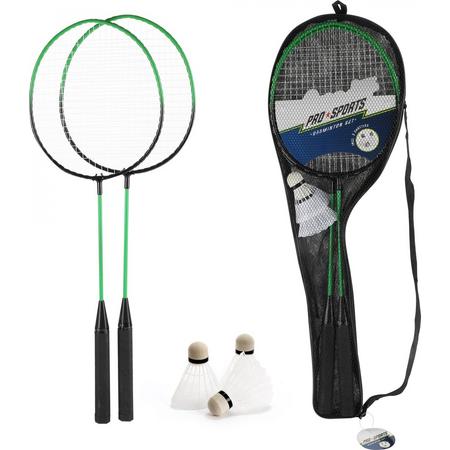 Toi-toys Badmintonset Pro Sports Staal Groen 5-delig