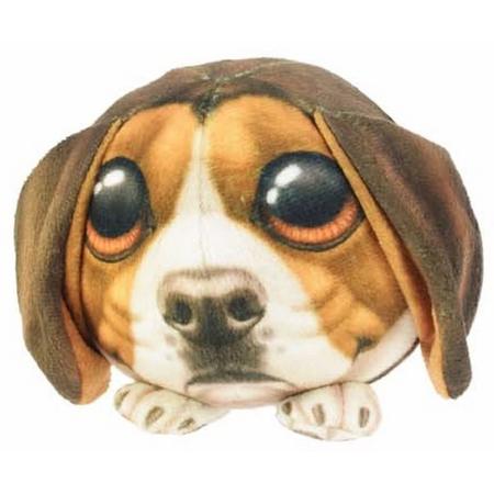 Toi-toys Beany Animals Geprinte Knuffel Beagle 15 Cm Bruin