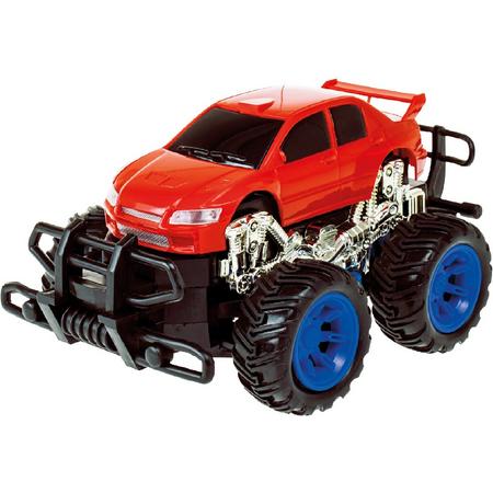 Toi-toys Bestuurbare Monstertruck Met Pedalen Rood