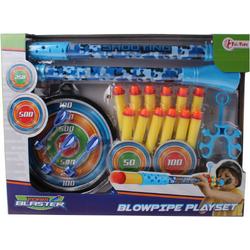 Toi-toys Blaaspijp Deluxe 20-delig Blauw