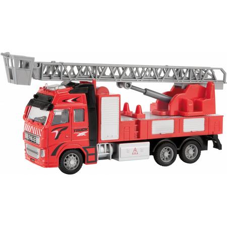 Toi-toys Brandweerwagen Rood 12 Cm